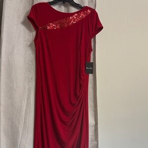 Brand new Elegant Red Sequin occasional dress